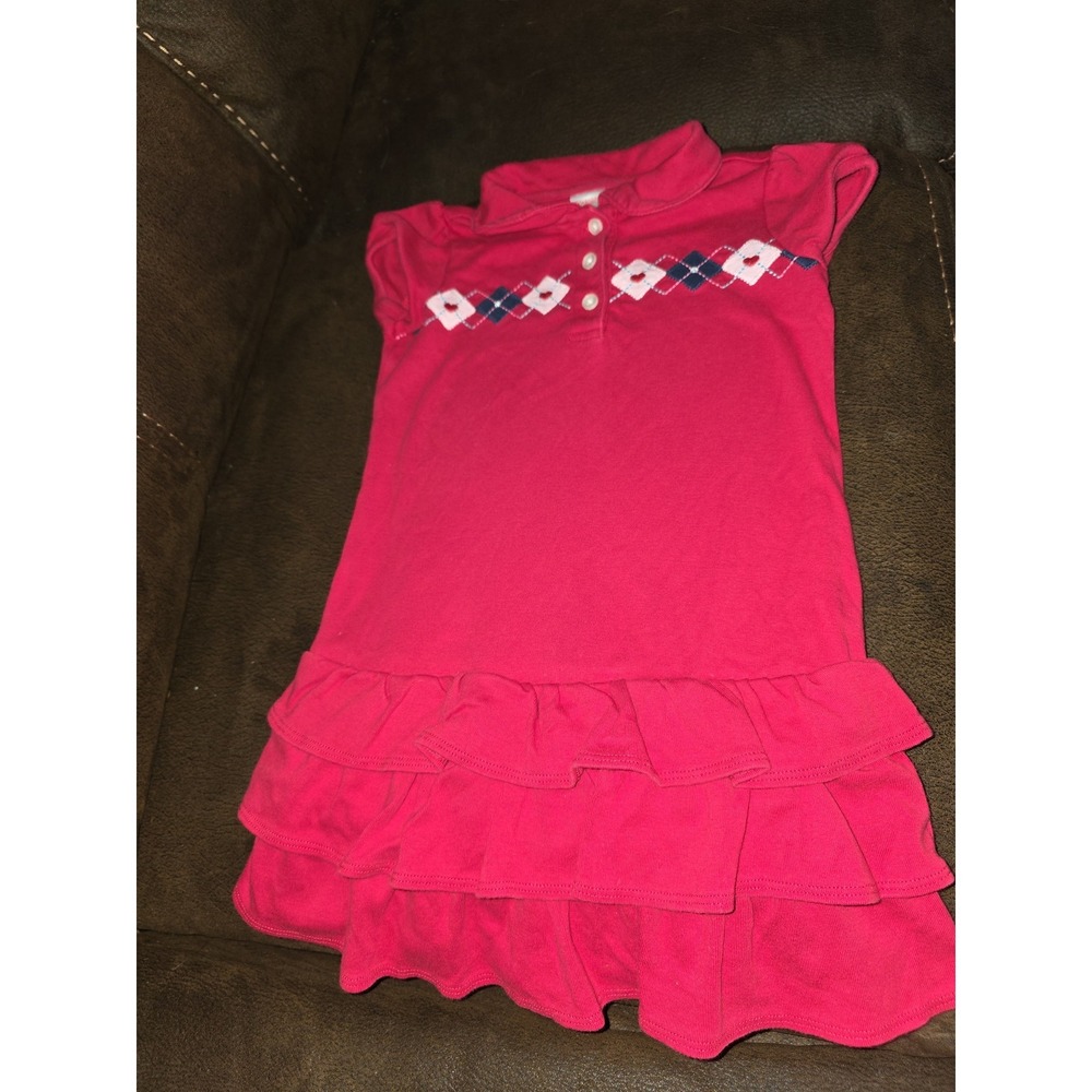 Gymboree new york girl red collared dress back to‎ school size 4